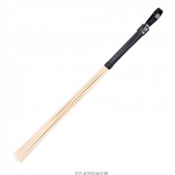 8-line rattan whip Black   