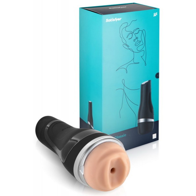 Men Classic Silver Satisfyer Masturbator. Артикул: IXI60239