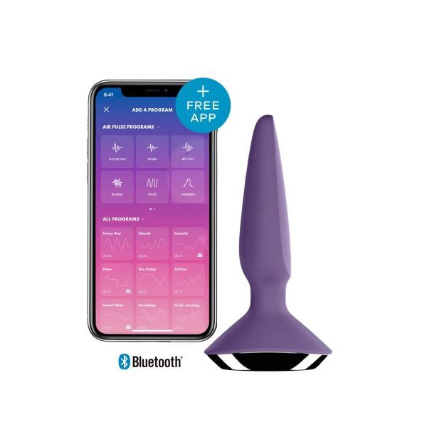 Ilicious 1 Satisfyer connected purple anal plug. Артикул: IXI60243