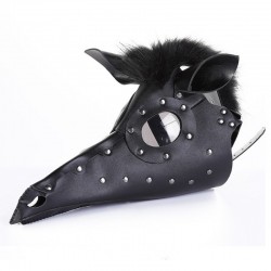 PU Leather Bird + Horse Masks   