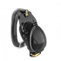 Male Chastity Cage Openable Ring Disassemble Flip Design -Black по оптовой цене