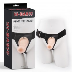 Nude strapon on a strap Penis Extender-Flesh