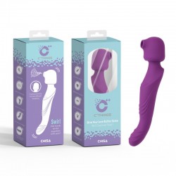 Clitoral Sucking Vibrator Purple Swirl