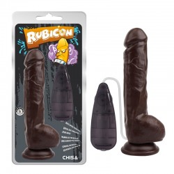 Вибратор коричневый Rubicon Vibrating Max Dick по оптовой цене
