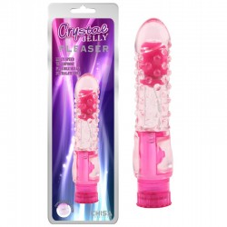 Vibrator pink with pimples Crystal Jelly Pleaser