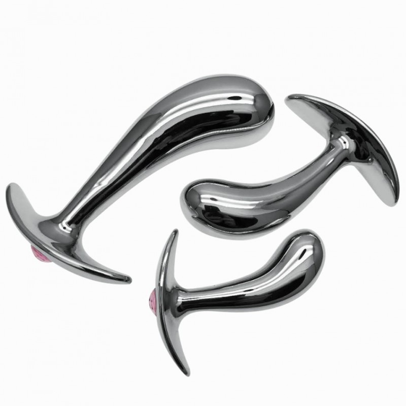 Anal Stimulator Metal G-spot Plug Large. Артикул: IXI60428