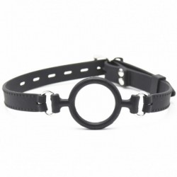 Black Silicone Ring Gag Black Silicone Ring Gag