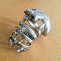 Stainless Steel Male Chastity Device / Stainless Steel Chastity Cage ZS042 по оптовой цене