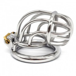 new pattern stainless steel chastity device cock cage NEW-188   