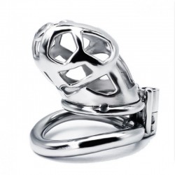 new pattern stainless steel chastity device cock cage NEW-187   