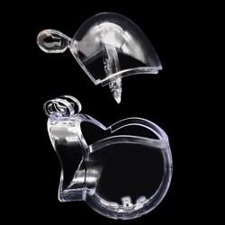 2020 Egg Shape Fully Restraint Male Chastity Devices With Thorn Ring Medium