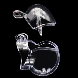 2020 Egg Shape Fully Restraint Male Chastity Devices With Thorn Ring Medium   