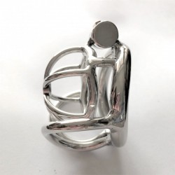 Latest stainless steel chastity device ZS123 по оптовой цене