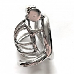 Latest stainless steel chastity device ZS126