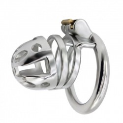 new stainless steel chastity cage NEW-114 по оптовой цене