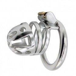 new stainless steel chastity cage NEW-114   