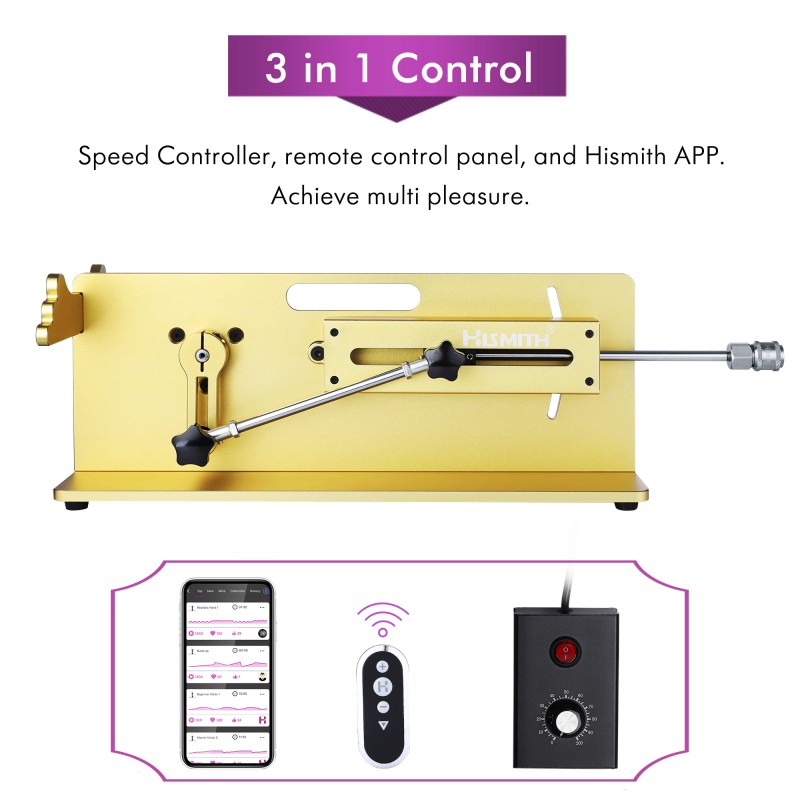Hismith Table Top 2.0 Pro - Premium Sex Machine With APP/Remote/Wire 3 In 1 Control Sex Machine For Men and Women. Артикул: IXI60521