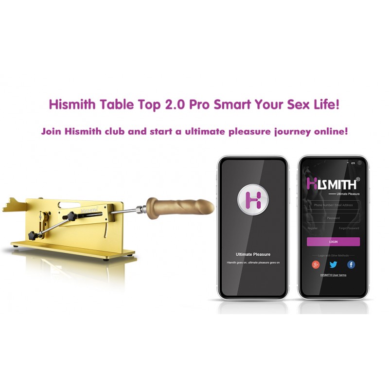 Hismith Table Top 2.0 Pro - Premium Sex Machine With APP/Remote/Wire 3 In 1 Control Sex Machine For Men and Women. Артикул: IXI60521