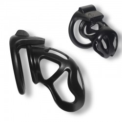 3D printing resin new pattern chastity device black NEW-185 Regular по оптовой цене
