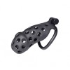 Устройство целомудрия для мужчин 3D Printing Resin Chastity Device Black X-Large Устройство целомудрия для мужчин 3D Printing Resin Chastity Device Black X-Large