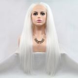 Wig ZADIRA white blond female long straight