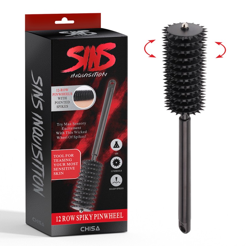 Массажер для отсрых ощущений 12 Row Spiky Pinwheel. Артикул: IXI60589