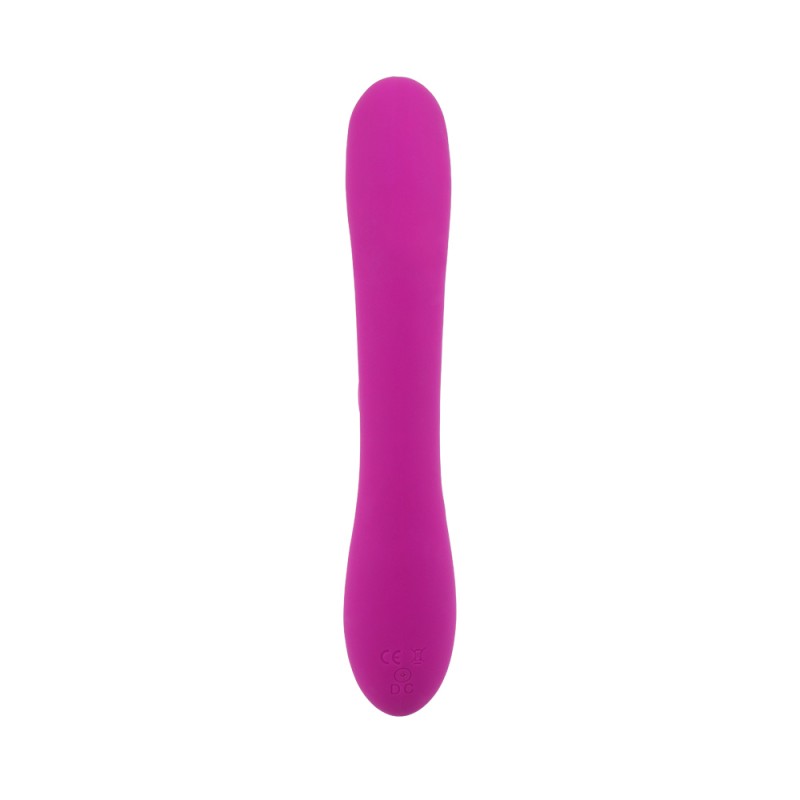 Фиолетовый нежный вибратор с клиторальным стимулятором Romp Vibe. Артикул: IXI60596