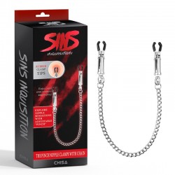 Nipple clamps with chain Sins Inquisition