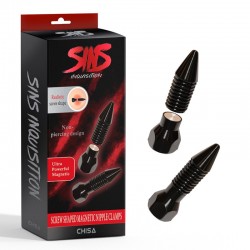 Screw Shaped Magnetic Nipple Clamps Sins Inquisition