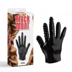 Анальная пятиместная перчатка Black Mont Anal Quintuple Glove