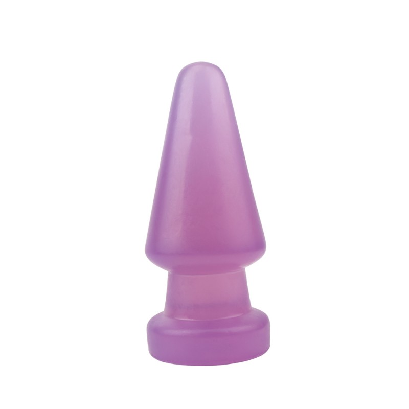 Purple Butt Plug Suction Cup Hi Rubber Anal Delight Plug. Артикул: IXI60629