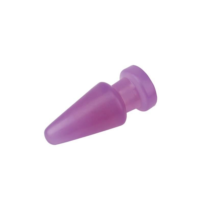 Purple Butt Plug Suction Cup Hi Rubber Anal Delight Plug. Артикул: IXI60629