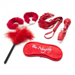 Set for bdsm games red 5-piece Shades of Love