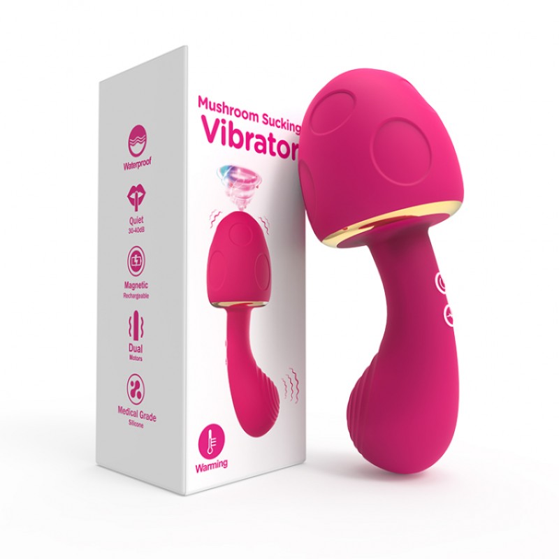 Посасывающий вибратор Mushroom Sucking Vibrator. Артикул: IXI60679