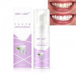 Зубная паста для отбеливания зубов Omy Lady Teeth Whitening Mousse, 60мл