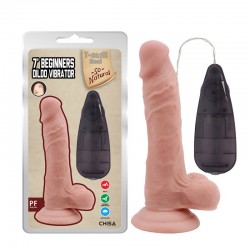 Realistic Vibrator with Suction Cup and Remote Control Beginners Dildo Vibrator Flesh