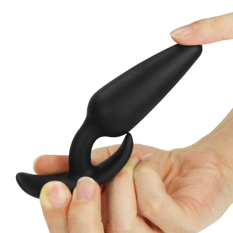 Anal Plug Black With Handle Lure Me Classic Anal Plug Small. Артикул: IXI60772