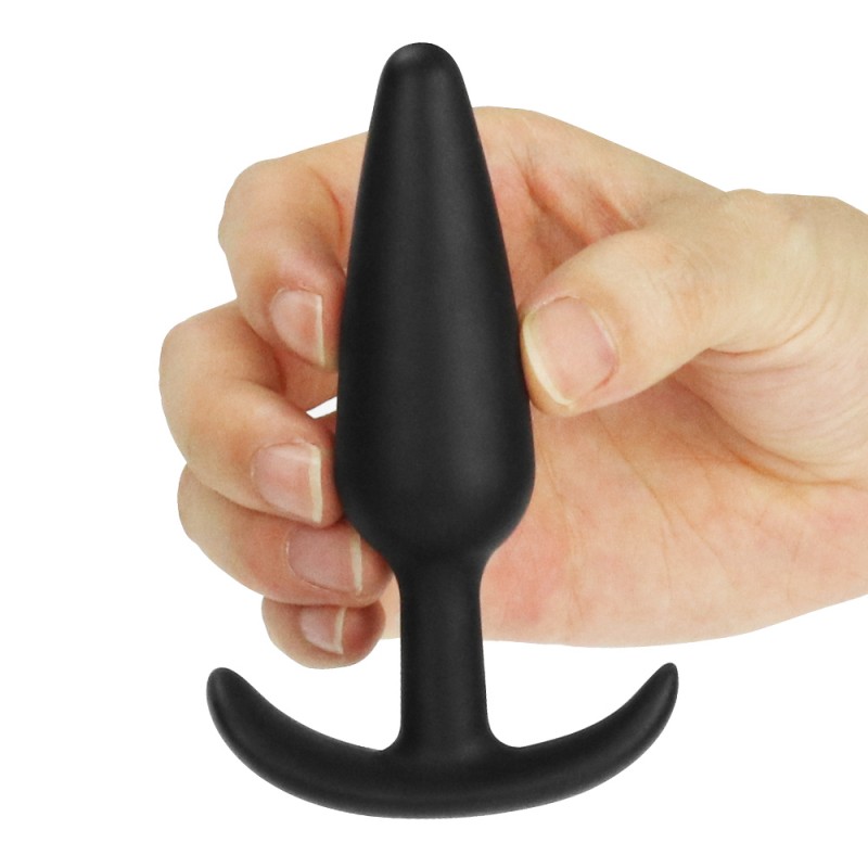 Anal Plug Black With Handle Lure Me Classic Anal Plug Small. Артикул: IXI60772