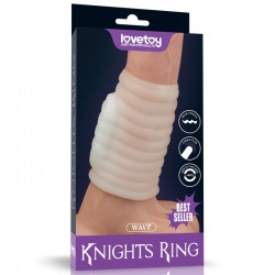 Vibrating Wave Knights Ring