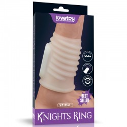 Насадка на пенис Vibrating Spiral Knights Ring