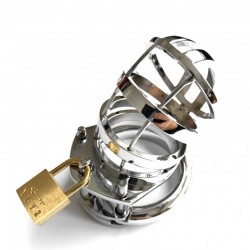 Newly Designed Metal Male Chastity Device Cage Small Standard   