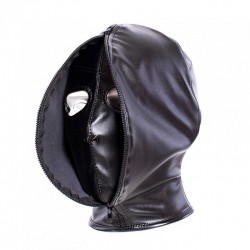  -      Leather Double Face Hood