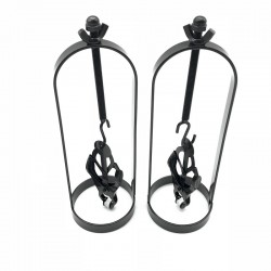 Stainless Steel Clover Clamp Nipple Stretcher (PAIR) BLACK