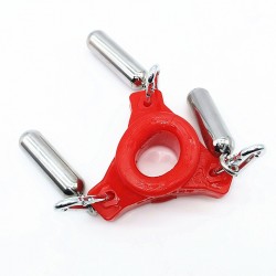 SLUNG stretchy silicone weighted ballstretcher OXBALLS Red по оптовой цене