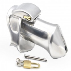 Standard Stainless Steel Male Chastity Cage Device Small   