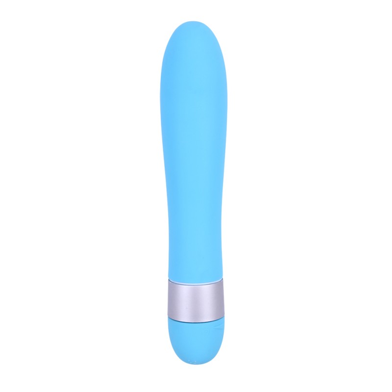 Голубой пластиковый вибратор Precious Passion Vibrator. Артикул: IXI60916