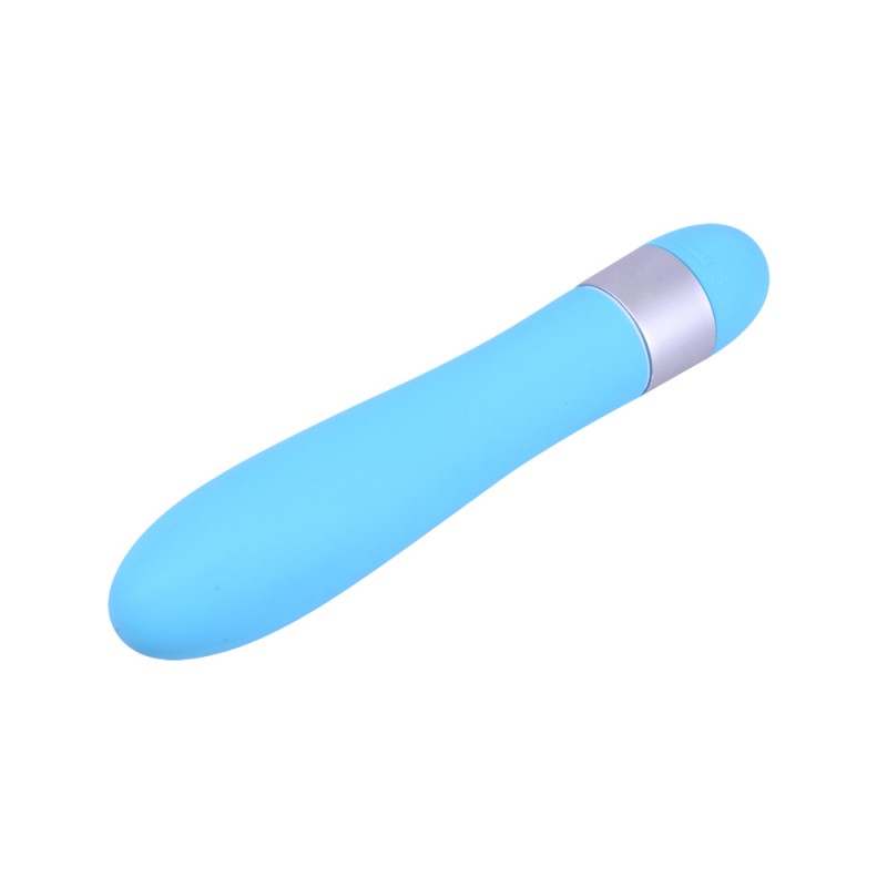 Голубой пластиковый вибратор Precious Passion Vibrator. Артикул: IXI60916