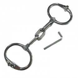 Oval Adjustable Alloy Handcuffs