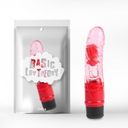 Vibrator multispeed transparent Realistic Vibe Pink 7