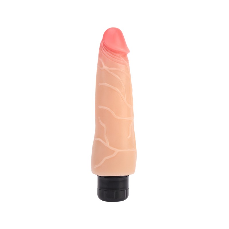 Мультискоростной вибратор телесного цвета Keep Love Basix Dildo. Артикул: IXI60973